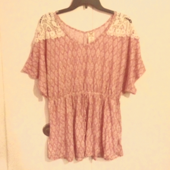 Faded Glory Tops - (2 for $15) Cinch Waist Top.